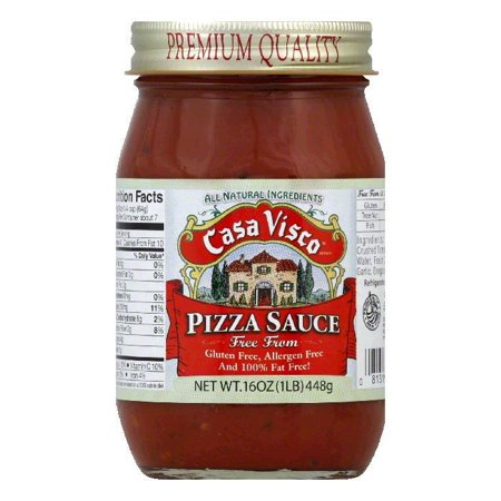 Casa Visco Pizza Sauce Gluten Free Organic - 16 oz jar